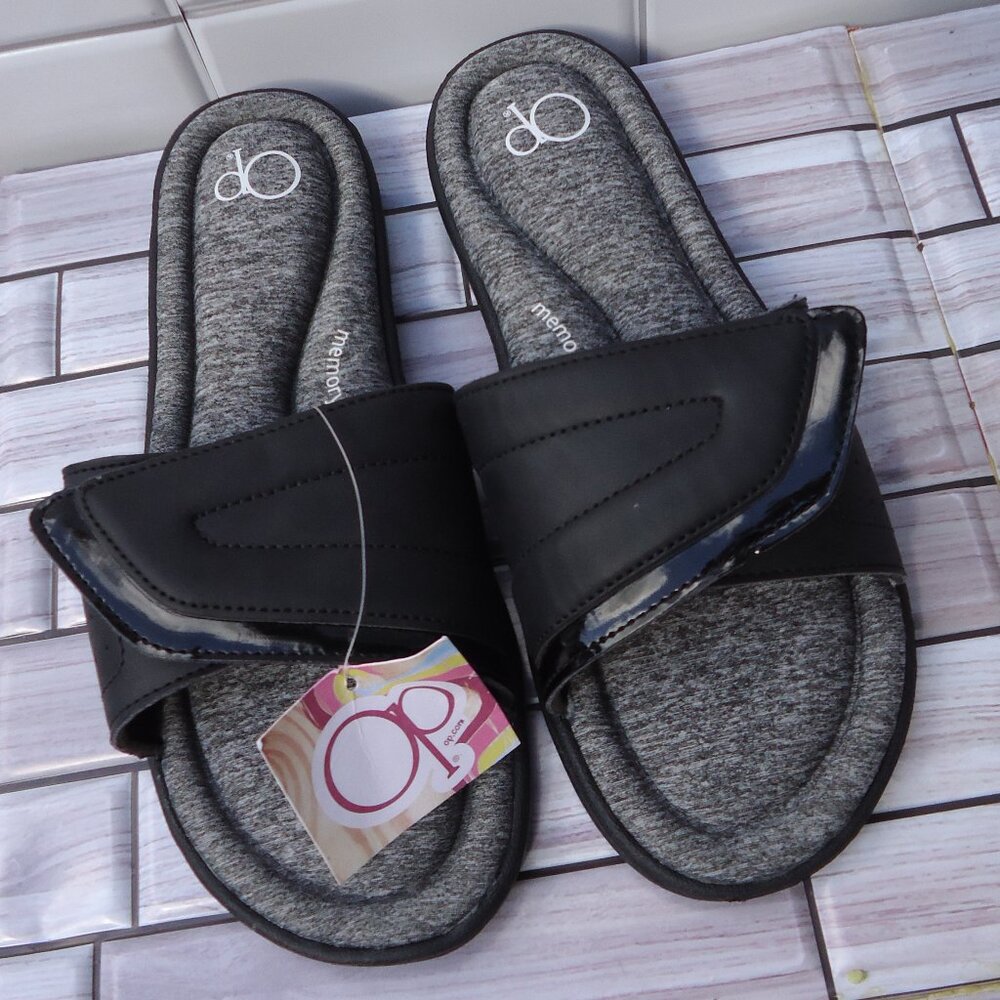 SIZE L (9-10) OP Ocean Pacific women's slippers.
